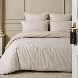 SIDEFU | High-Quality Hotel Luxury 100% Cotton Jacquard Bed Sheet Set