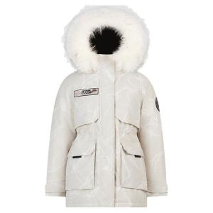 Bosideng Womens Mid-Length Goose down Jacket Thick Warm Fashionable Winter Coat with Hood Extreme Cold Resistant Outdoor