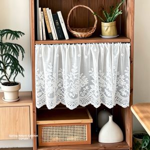 Punch-Free Installation Dustproof Decorative Kitchen Curtain