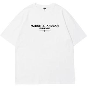 เสื้อยืดคอกลมแขนสั้นผ้าฝ้ายสีดำ ทรงหลวม สำหรับผู้ชาย แฟชั่นฤดูร้อน เสื้อผ้าสำหรับเด็กและเยาวชน ทรงหลวม ลำลอง