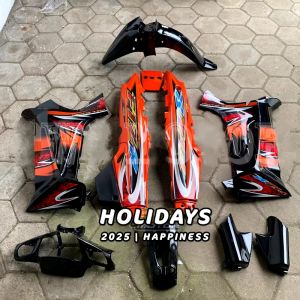 COVER BODY HALUS FULLSET YAMAHA FIZR F1ZR FIZ R BODI SET FIZR FIZ R F1ZR WARNA HITAM ORANGE 2005