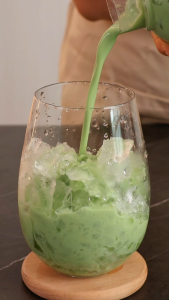 MIX-LAH Pistachio Ice blended Milkshake Powder 1kg pack Halal Less Sugar