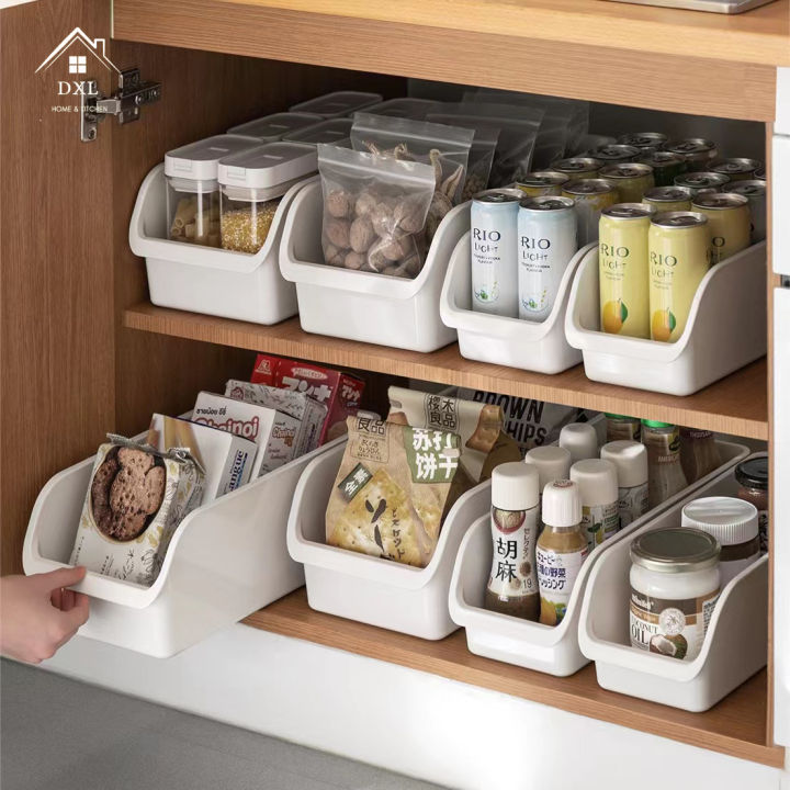 DXL Kitchen Cabinet Storage Box Household Refrigerator Drawer  Multifunctional Snack Organizer Box Sundries Storage Box