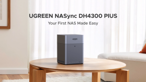 UGREEN NASync DH4300 Plus 4-Bay Desktop NAS Support Capacity 120TB (Diskless) Remote Access AI Photo Album Beginner Friendly System 8GB LPDDR4X RAM 2.5GbE 4K HDMI Network Attached Storage