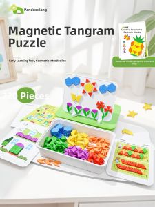 PANDUOXIANG | Magnetic Tangram Building Blocks Educational Toy