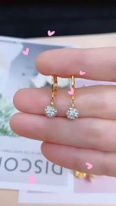 Anting Jepit Mutiara Wanita & Emas 24 K
