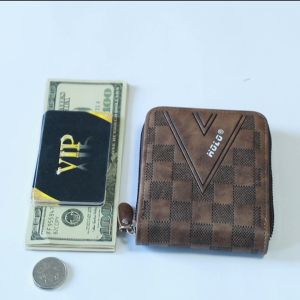 กระเป๋าสตางค์ ยุโรปและอเมริกา สไตล์ใหม่ กระเป๋าสตางค์ผู้ชาย แฟชั่น 3 พับ