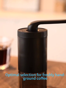 Ceramic Burr Coffee Grinder Manual Portable Hand Crank for Espresso Home Travel Camping Adjustable