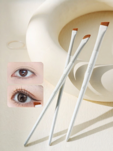 Goodgudi | Angled and Flat Head Eyeliner and Eyebrow Makeup Brush