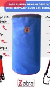 Tas Baju Laundry Bag Jumbo Istimewa Kuat dan Awet Merk Zatra Sudah Pasti Bagus Barangnya