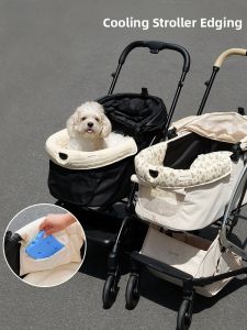 Pet Stroller Ice Bag Barrier Summer Cooling Tool Dog Pushcart Dirt Towel Outdoor Ice Mat Dog Pushcart Accessories Pet Supplies