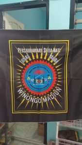 Bendera PSHW Persaudaraan Setia Hati Winongo Madiun Tunas Muda Rumbai