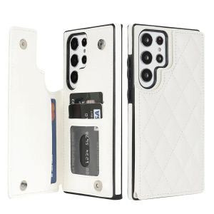 Wallet Double Button Small Fragrant Card Flip Leather Case For Samsung Galaxy S26 Ultra S26 Plus S26 A16 A17 A26 A35 A36 A56