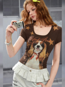 unifree | Summer U-Neck Short Sleeve T-Shirt