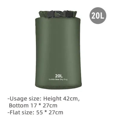 Waterproof Dry Bag Sack 3L/5L/12L/20L/35L Ultralight Drifting Swimming Storage Bag Outdoor Camping Boating Hiking Rafting Bag