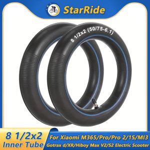 1/2pcs 8 1/2x2 Inner Tube for Xiaomi M365 1S MI3 Lite Pro2 Gotrax Gxl V2 Electric Scooter 50/75-6.1 8.5x2 Inner Tubes Parts