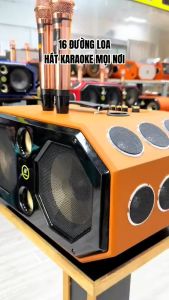 Loa Karaoke Xách Tay 16 Đường Tiếng - Công Suất Lớn Bluetooh 6.0 Âm Thanh Như Dàn Karaoke Tặng Kèm 2 Micro Không Dây Chống Hú Tuyệt Đối Đa Dạng Cổng Kết Nối AUX HDMI Optical Dễ Dàng Kết Nối Với Tivi Loa Kéo Karaoke Bảo Hành 1 Năm
