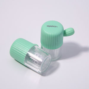 Eyekan Invisible Glasses Cleaning Device Portable and Cute Minimalist Cosmetic Contact Lenses Cleaner Automatic Manual Contact Lens Case