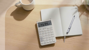 Casio JT-200T 12 Digits Comfy Design Calculators Compact Desk Type Calculator (Grey/White) JT-200T-GY JT-200T-WE