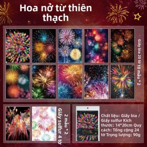Yuxian | Giấy Dán Nền Chủ Đề Pháo Hoa Cho Trang Trí DIY