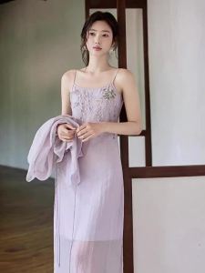 JK＆JS | Chinesestyle Tencel Camisole Dress