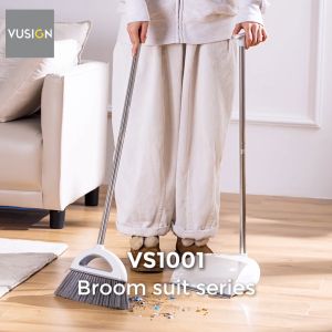 Vusign Broom Set Dustpan / Set Sapu Pengki Putih 90 CM VS1001