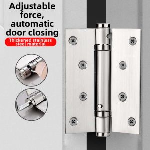 Mother-Child Hydraulic Stainless Steel Hinges 4 Inches