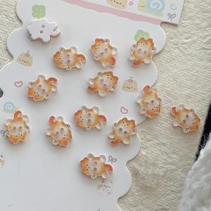 EELHOE | 30pcs Black Cat Creative Kitty Button Cute Fashionable Tabby Cat Button