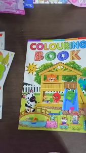 UTOPIA สมุดระบายสีเด็ก coloring book ลายการ์ตูน เหมาะสำหรับเด็กอนุบาล2-8 ปี ภาพวาด ภาพวาดกราฟฟิตี เครื่องเขียน ของขวัญวันเด็ก