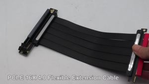 T.F.SKYWINDINTL(TFSKYWINDINTL) | PCI-E 4.0 16x High Speed PCIe Riser 90/180° Silver-plated Cable 64GBS for RTX3090ti RX6900XT GPU Extension Cable Graphics Card