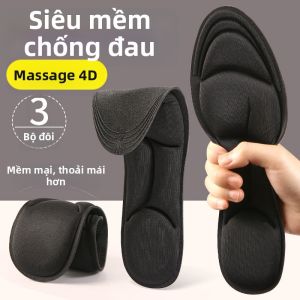 ZHIHAOEN | Đệm Giày Massage 5D Mềm Mại và Thoải Mái Thấm Hút Mồ Hôi Chống Trượt
