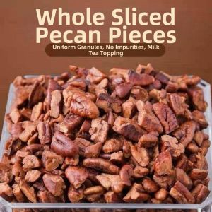 Fresh Whole Pecan Kernel Coarse Crushed Ready-to-eat 500g