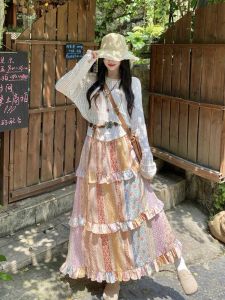 Áo Len Dệt Kim Mỏng Dài Tay Cho Nữ Áo Khoác Ngoài Rộng Rãi Áo Chống Nắng Ngắn Mùa Hè Áo Sơ Mi Cổ Tròn Tay Dài Thường Ngày