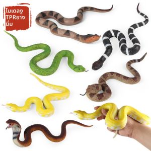 Simulation Animal Toy Soft Rubber Snake