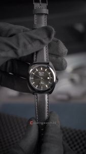 Jam Tangan Wanita Alexandre Christie Classic AC 8702 LDLIPDG Black Dial Black Leather Strap