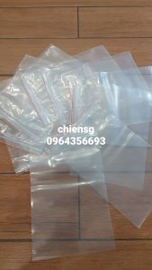 [20×30] 1KG Túi zip viền đỏ bịch zipper bịch ship hàng dày đẹp