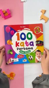Buku Anak 1 Tahun - 100 Kata Pertama Bayi Pintar - Zain