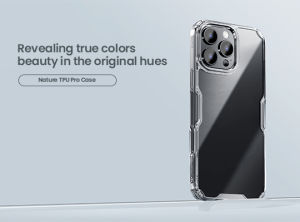 Nillkin Sang Trọng Mềm Silicone Ốp Lưng Cho iPhone 16 Pro Max Ốp Lưng Trong Suốt TPU + PC Silicone Trong Suốt Chống Sốc Ốp Lưng