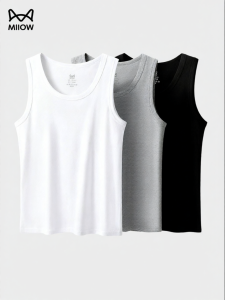 MiiOW | Cotton Underwear Sweatshirt Sleeveless Tank Top for Men