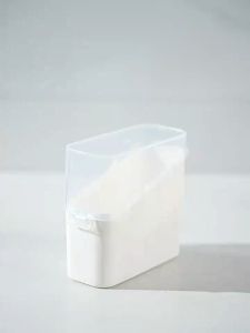 5Pcs Sloping Lidded Storage Box Japanese-Style Cheese Container Refrigerator Drawer Side Door Crisper Kitchen Spice Box Sorting Case Multipurpose Small Items Organizer