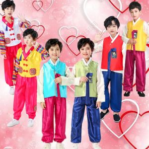 New Mens Korean Ethnic Costume Childrens Performance Clothes Primary And Secondary School Students National Style Outfits