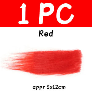 1 Bag 6 X 12CM Fly Tying Material Furabou Grizzly Color Craft Fur Fiber for Streamer Tail Wing Minnow Baitfish Body Material