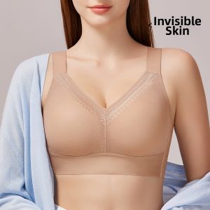 QIANNAIMEI | Breast Reducing Seamless Large Size Wireless Anti-Sag Bra