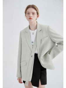 VEGA CHANG | Áo Blazer Mỏng Phong Cách Hàn Quốc Mùa Thu Mới 2026