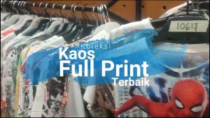 Kaos Distro Sablon Full Print SB307 Pria Oblong Baju Atasan Lengan Pendek Dewasa