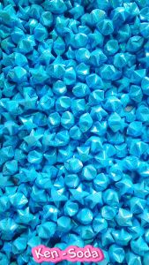 Set 100 ngôi sao giấy gấp sẳn giấy ánh kim xà cừ ( Thủ công)