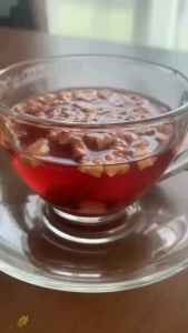 Fruit Tea Strawberry Flavor TeaEAT ชาผลไม้อบแห้ง กินได้ ดื่มได้ ไม่มีคาเฟอีน สำหรับเด็ก ผู้ใหญ่ คาเฟ่