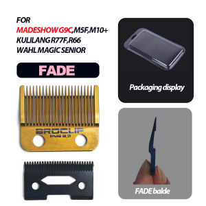 Replaceable FADE Blade for Madeshow M10 M5 Professional Hair Clipper Carbon Steel Ceramic Blade Hair Cutting Machine Accessories