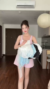 Set tiểu thư đi tiệc đồ công sở áo Lưới tay dài thắt nơ form babydoll cách điệu mix quần Bí