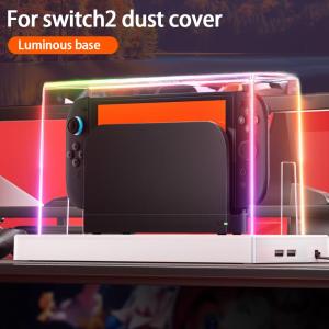 Display Box Host  Dust Cover  Drop-proof  Base Protective Shell  For Nintendo Switch 2  Luminous Base Acrylic Host Shell